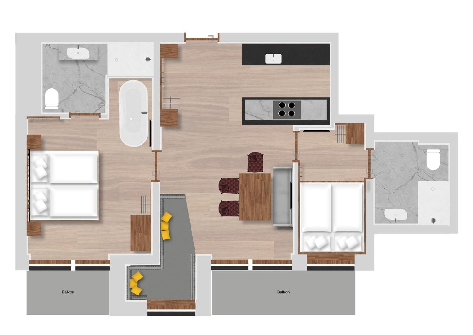 Hofgut Apartment & Lifestyle Resort Ваграйн Стая снимка