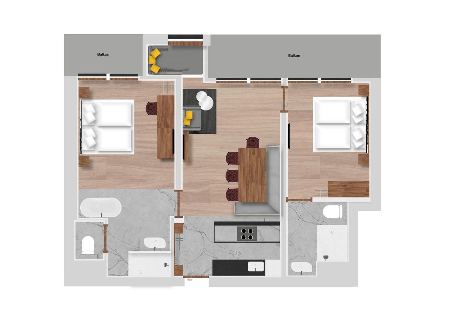 Hofgut Apartment & Lifestyle Resort Ваграйн Стая снимка