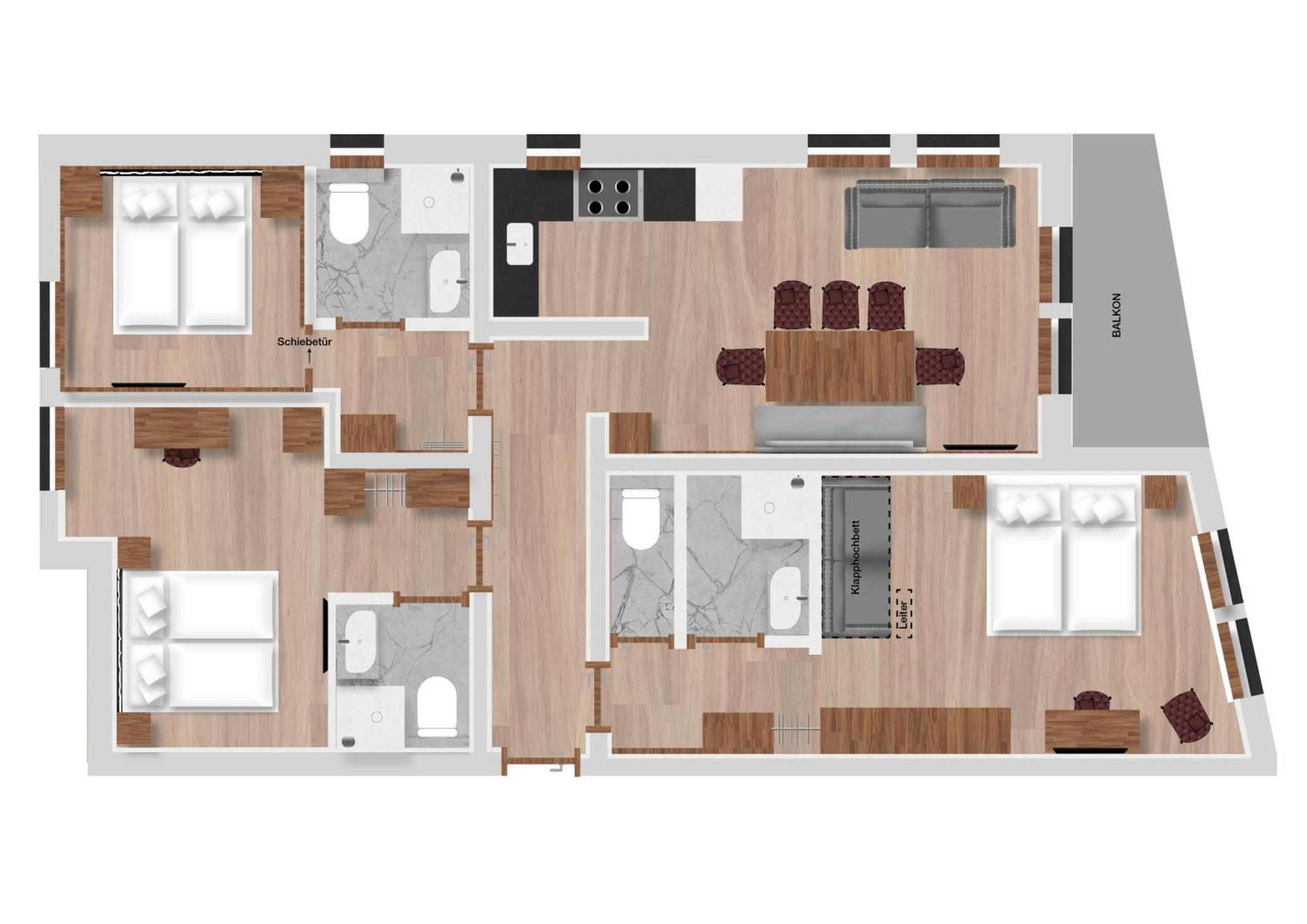 Hofgut Apartment & Lifestyle Resort Ваграйн Стая снимка